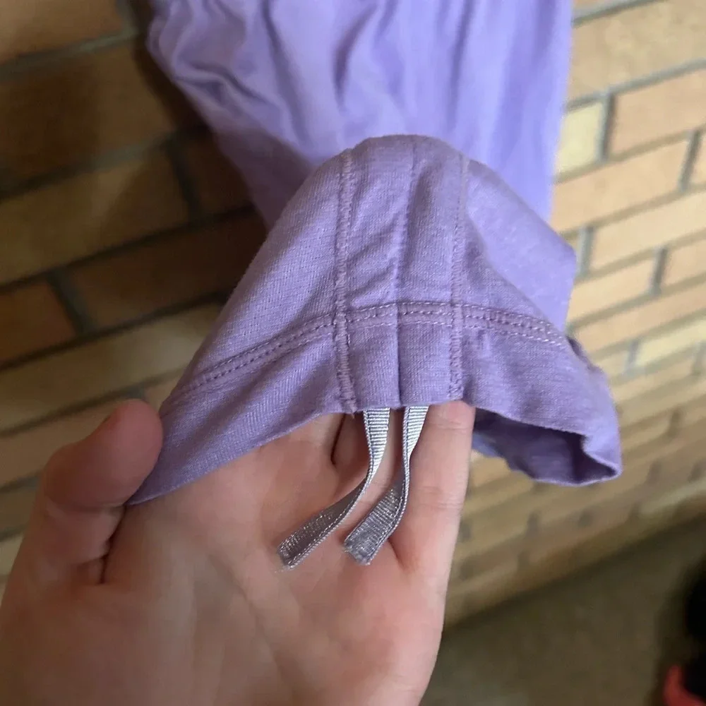 Lululemon Criss Cross Tank Purple Elastic Banded Size 6